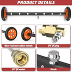 24 Inch Undercarriage Pressure Washer Attachment, 4000 PSI - Image 3