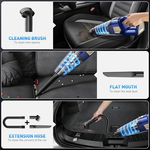 Handheld Vacuum Cordless Rechargeable, Hand Held Car Vacuum Cleaner - Image 3
