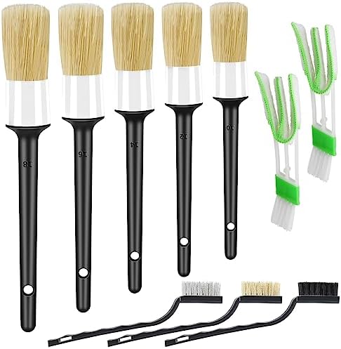 HMPLL 10pcs Detailing Brush Set, White by LOKEME-USDirect