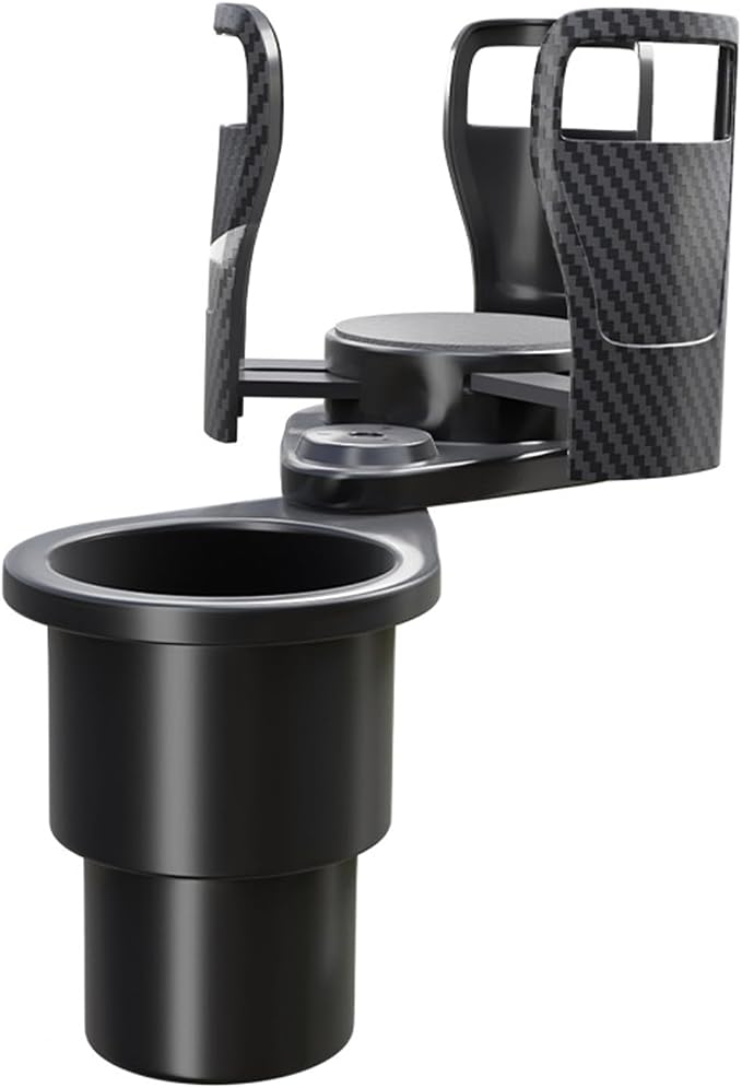 Adjustable Expandable Cup Holder for car Most Cars Trucks SUVs.-Car Cup Holder Expander fit cola Coffee Cups,2 in 1 cupholder Expander Compatible with Big Paper Bucket. (BJ-2380) by Unknown