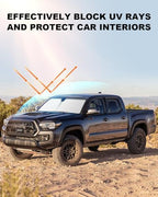 Foldable Front Windshield Sunshade fit for Toyota Tacoma 2016-2026 - Image 6