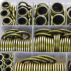 XBVV 378 Pcs NBR Metal Bonded Sealing Washer Assortment Kit M6 M8 M10 M12 M14 M16 M18 M20 M22 M24 M27 M30 Automotive Self-Centred Seal Gasket Repair Set - Image 6