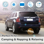 TINGLU Window Shades for Ford Edge 2007-2014 Accessories Car Side Full Windows Rear Triangular Windshield Sun Shade Sun UV Rays & Privacy Protection for Camping,Napping 8PCS - Image 6