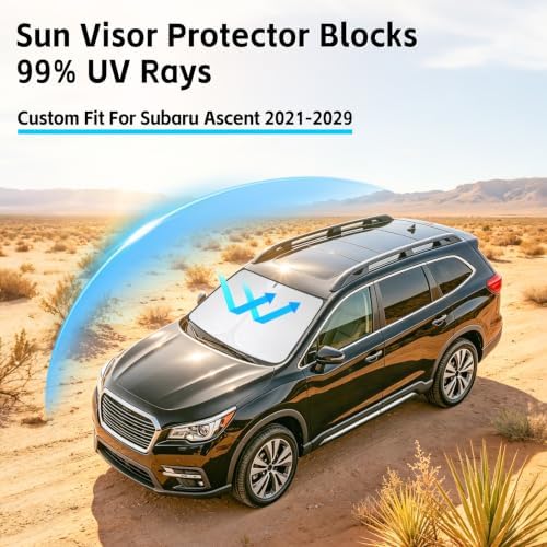 Windshield Sun Shade for Subaru Ascent 2019-2026 Sunshade - Image 2