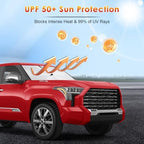 for Windshield Sunshade Umbrella for 2022-2026 Toyota Tundra 3rd Gen Custom Fit Windshield Sun Protector Cover 6-Layer Heat-Resistant Fabric, Ultra-Strong Fiberglass Frame (for 2022-2026 Tundra) - Image 3
