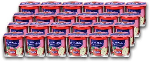 Pack of 24 My Shaldan Japanese Car Cup-Holder Natural Air Freshener Cans (Apple Scented) by AutoDynasty
