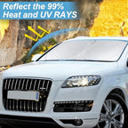 Custom fit Audi Q7 Windshield Sunshade for 2016-2026 Audi Q7 SUV Shades - Image 2