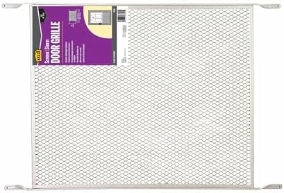 MD Building Aluminum Screen & Storm Door Grille, Silver, 20in x 36in | Indoor/Outdoor Use, Rust-Resistant Finish, Screws Included, Protects Screen Panel, Hacksaw Cuttable - Image 3