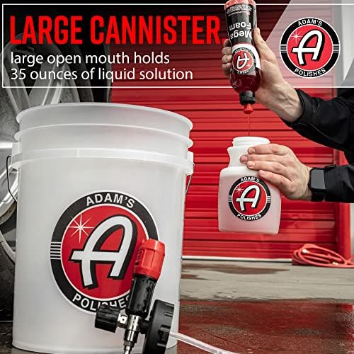 Adam's Polishes Premium Foam Cannon - Custom Snow Foam Cannon Soap Sprayer for Car Wash | Sprayer Cannister for Pressure Washer - Image 6