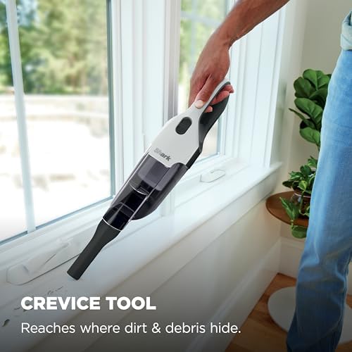 Shark Cyclone PET Handheld Vacuum, Pearl White, AA701 - Image 4