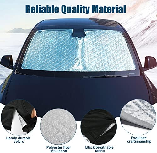 6 Layers Windshield Sun Shade for Ford Escape 2013-2019 - Image 4