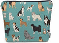 Dogs Cosmetic Bags For Women, Pet Puppy Dachshund Pug Dogs Cute Roomy Makeup Bag Toiletry Bag Accessories Organizer Storage Bags Makeup Pouch For Travel Business Gym Camping Bathroom by Unknown