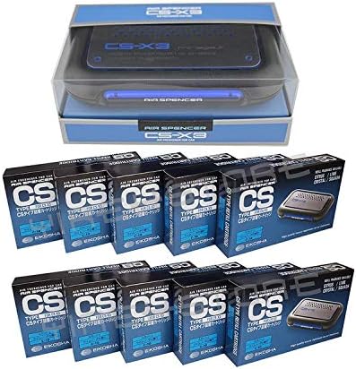CSX3 fresh Squash scent 1 Unit and 10 Refill Cartridges CS-X3 Bundle Car Air Freshener by Air+Spencer