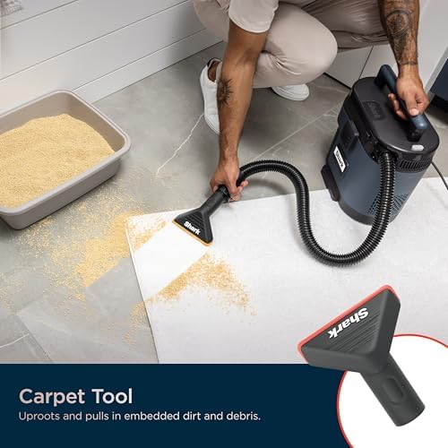 Shark MessMaster Portable Wet/Dry Vac, 3 Tools + Extension Wand, VS101 - Image 4
