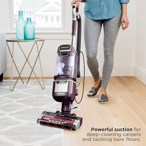 Shark Rotator Lift-Away Vacuum with DuoClean PowerFins, Wine Purple, LA702 - Image 3