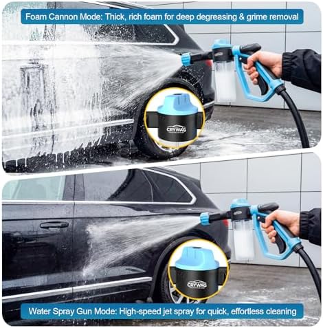Car Wash Foam Gun for Garden Hose, with Microfiber Wash Mitt, Foam Sprayer - Image 3