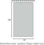RYB HOME Privacy Semi Sheer Linen Curtains Extra Wide Curtains 108" Length, Rod Pocket Linen Blend Elegant Light Filtering Privacy Protected Panels for Farmhouse/Living Room, Sage, 52" W, 2 Panels - Image 9