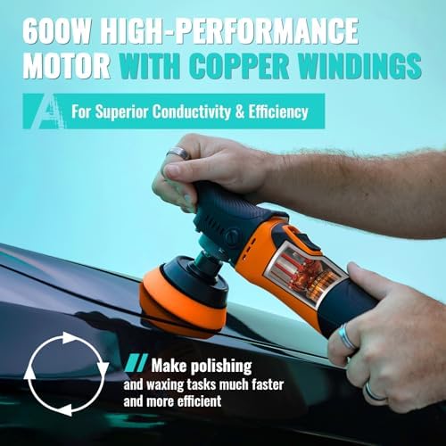 AUTIWOZ W03 Mini Rotary Buffer Polisher, Car Buffer Detail Kit - Image 3