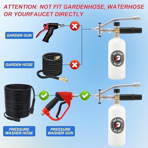 Tool Daily Foam Cannon with Dual Connector Accessory, 1/4" Quick Connect - Image 2