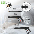 PWACCS Pressure Washer Hose and Gun, 50 FT Power Washer Hose Wand Kit - Image 6