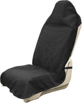 Car Seat Covers 1 Pack Black Waterproof Towel Car Seat Cover Universal Fit for Most Trucks SUV Fitness Athletes Pets Gym and Water Sport by Unknown