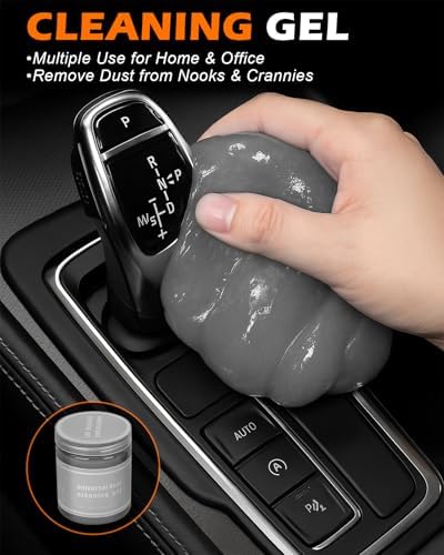 8PCS Car Detailing Brush Set, Interior Car Cleaning Kit with Dash Duster - Image 5