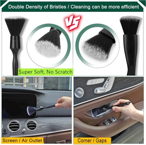Fitosy Car Interior Duster Detail Brush Cleaning Gel Kit, Dust Remover - Image 4