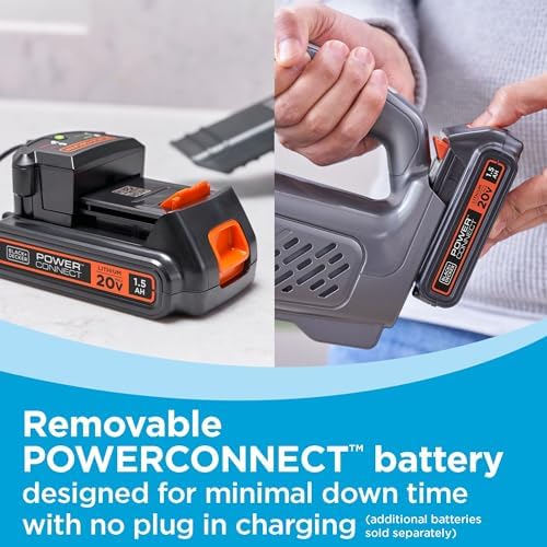 BLACK+DECKER 20V dustbuster Small Vacuum Cleaner Portable Vacuum Hand Held Cordless for Home and Car, Includes Rechargeable Battery (BCHV001C1) - Image 3