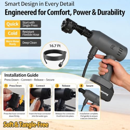 Yoeyang Portable Mini Handheld Cleaning Tool with 2 Batteries - Image 3