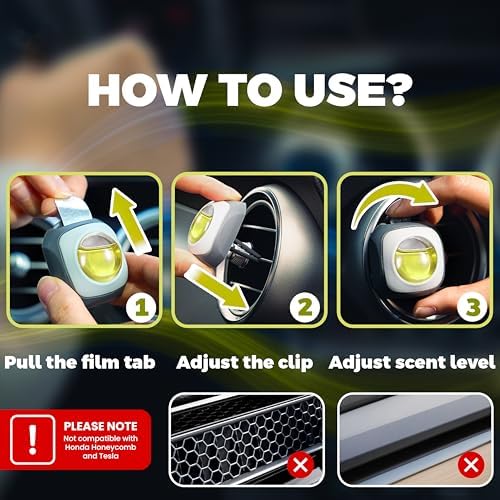 Air Jungles Lemon Ginger Scent Car Air Freshener Vent Clip 6 Ct - Image 3