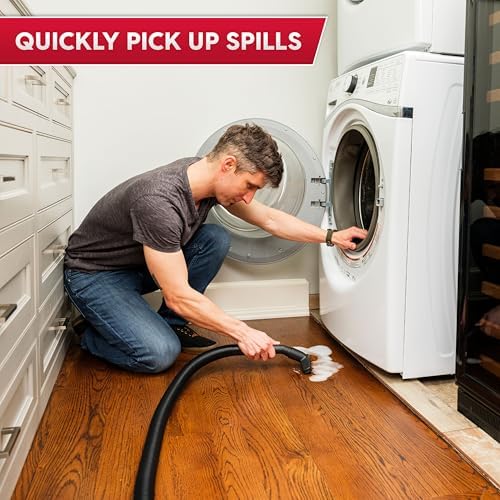 Vacmaster VHB305M 1101 3.2-Gal 2.5 Peak HP Compact Wet/Dry Vacuum Red - Image 4