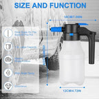 Luney 1.5L Electric Foam Sprayer, USB Rechargeable, for Car Washing, Home - Image 2