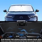 INSAUTO for Accord 2026 Windshield Sun Shade Sunshade Protector for Honda Accord 2021 2022 2023 2024 2025 Windshield Cover Sun Visor Foldable Window Heat Shield Reflector Blocks UV Ray Car Accessories - Image 3