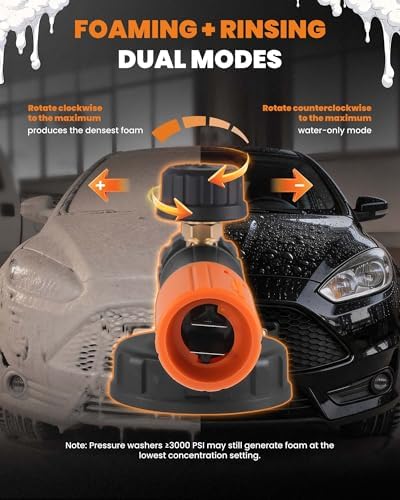 maXpeedingrods Foam Cannon for Pressure Washer, 1300ML Car Wash Foam Gun - Image 4
