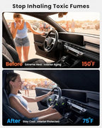 REEVAA Car Windshield Sun Shade for Kia Telluride 2026 - Image 2