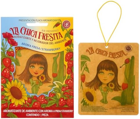 Parts Direct cf-4 Original La Chica Fresita Automotive Air Freshener, Strawberry, 4 Piece by Parts+Direct