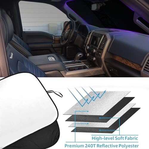 Foldable Front Windshield Sunshade fit for F150 2015-2020 - Image 5