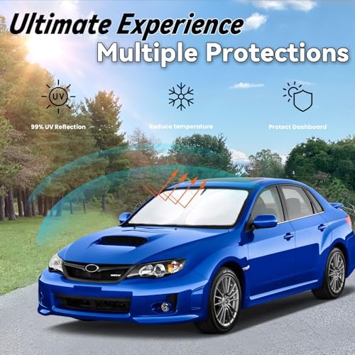 Windshield Sun Shade for Subaru Impreza WRX Sedan 2017-2023 - Image 3