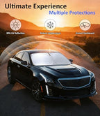 Windshield Sun Shade for Cadillac CTS 2014-2019 Accessories - Image 3