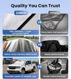 Zanch Windshield Sun Shade for Mid SUV & Sedan, 59" × 33" - Image 4