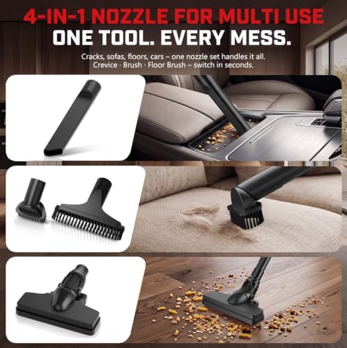 Cordless Vacuum Compatible with Milwaukee 18V Battery (No Battery) - Image 4