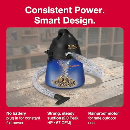 Koblenz WD-353L Wet Dry Vacuum Cleaner, Home Car Garage Workshop, 2.0 PHP - Image 6