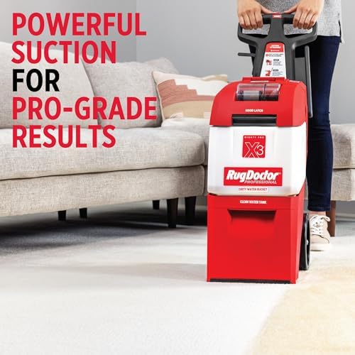 Rug Doctor Mighty Pro X3 Commercial Carpet Cleaner with Oxy Cleaner Pack - Image 2