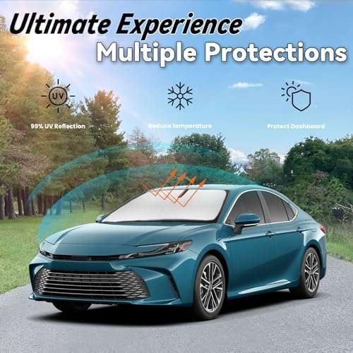 Windshield Sun Shade for 2012-2017 Toyota Camry Sedan Accessories - Image 3