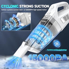 CKIKH Handheld Vacuum Cordless, 15000PA Hand Held Car Vacuum Cleaner - Image 2