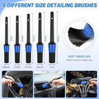 Nilight 15PCS Car Detailing Kit for Interior Exterior Car Care, Blue - Image 2