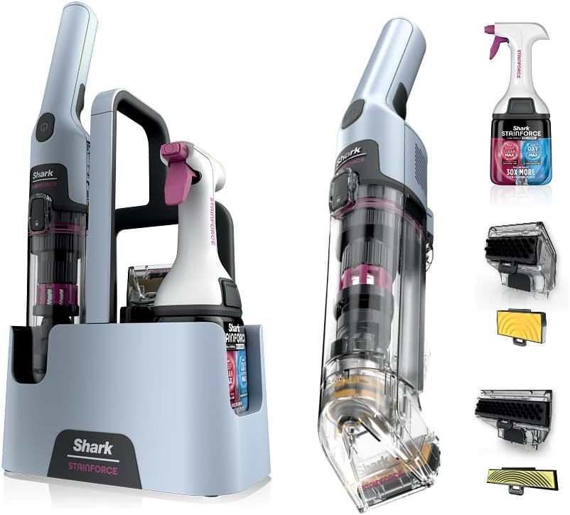Shark StainForce Cordless Stain, Odor & Urine Remover, 2 Tools, HX102BRN by Unknown