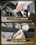 Saker Car Vacuum Portable 6-in-1 Cordless Vacuums, 20000PA SW102 Silver - Image 3