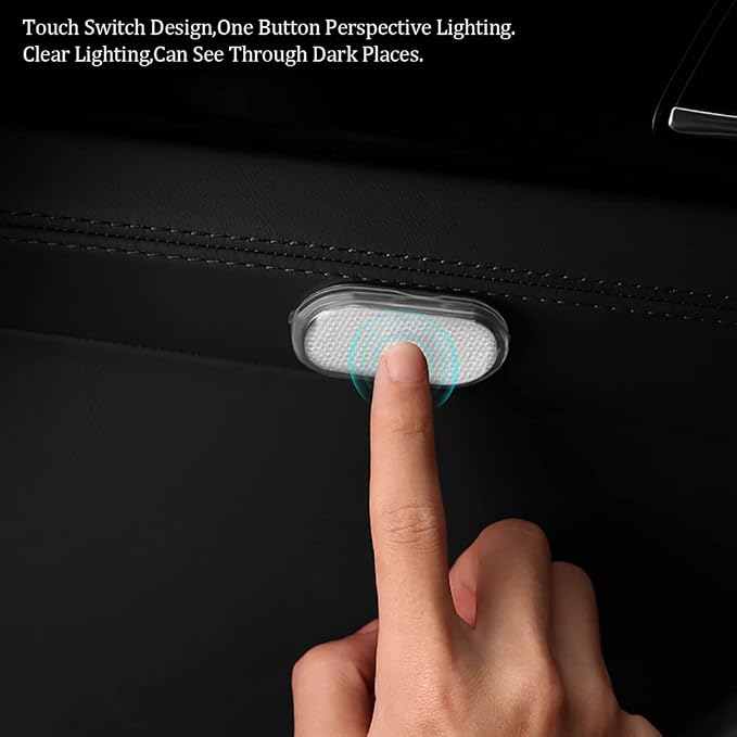 2 PCS Car Led Lights Interior,7 Colors Ambient Lighting Car Interior,USB Rechargeable Car Interior Reading Light,Portable Led Lights for Car - Image 3