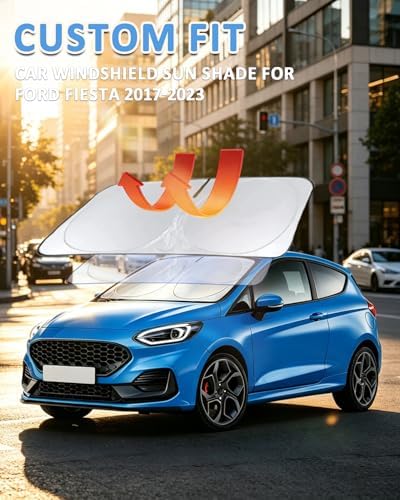INSAUTO Windshield Sun Shade for Ford Fiesta 2017-2023 2024 2025 2026 - Image 2